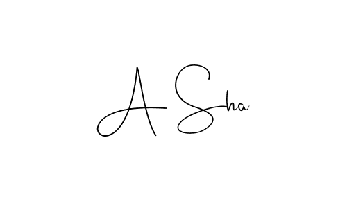 How to Draw A Sha signature style? Andilay-7BmLP is a latest design signature styles for name A Sha. A Sha signature style 4 images and pictures png