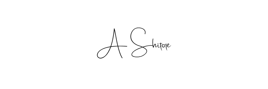 Andilay-7BmLP is a professional signature style that is perfect for those who want to add a touch of class to their signature. It is also a great choice for those who want to make their signature more unique. Get A Shitole name to fancy signature for free. A Shitole signature style 4 images and pictures png