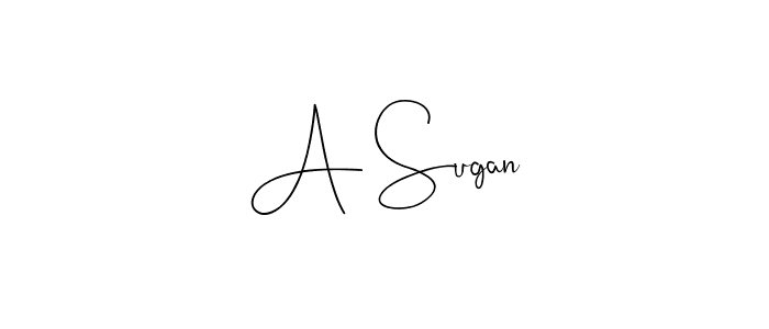 A Sugan stylish signature style. Best Handwritten Sign (Andilay-7BmLP) for my name. Handwritten Signature Collection Ideas for my name A Sugan. A Sugan signature style 4 images and pictures png