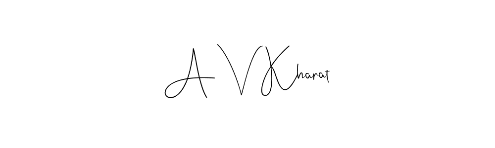 Similarly Andilay-7BmLP is the best handwritten signature design. Signature creator online .You can use it as an online autograph creator for name A V Kharat. A V Kharat signature style 4 images and pictures png