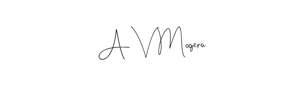 How to Draw A V Mogera signature style? Andilay-7BmLP is a latest design signature styles for name A V Mogera. A V Mogera signature style 4 images and pictures png