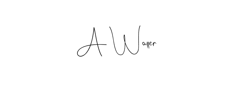 Andilay-7BmLP is a professional signature style that is perfect for those who want to add a touch of class to their signature. It is also a great choice for those who want to make their signature more unique. Get A Waller name to fancy signature for free. A Waller signature style 4 images and pictures png