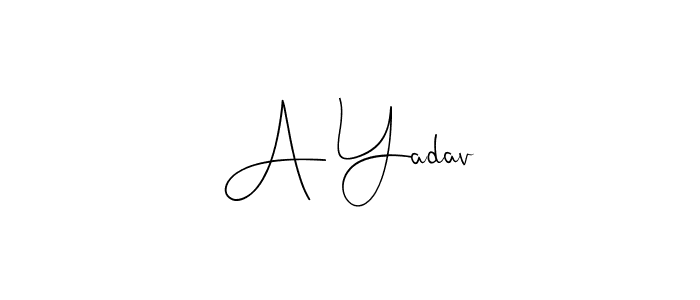 Similarly Andilay-7BmLP is the best handwritten signature design. Signature creator online .You can use it as an online autograph creator for name A Yadav. A Yadav signature style 4 images and pictures png