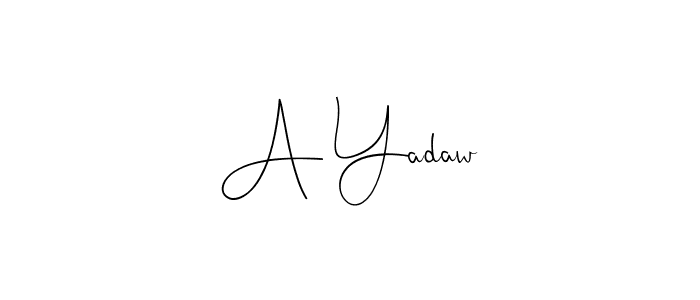 How to make A Yadaw name signature. Use Andilay-7BmLP style for creating short signs online. This is the latest handwritten sign. A Yadaw signature style 4 images and pictures png