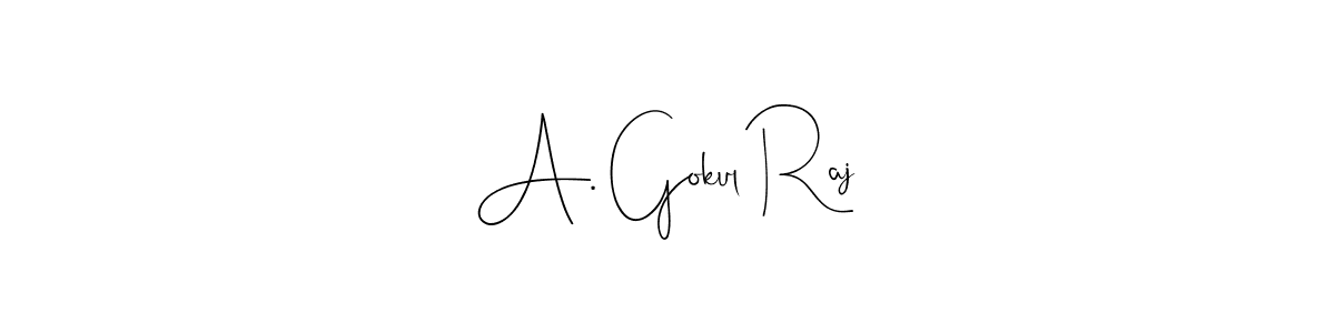 Here are the top 10 professional signature styles for the name A. Gokul Raj. These are the best autograph styles you can use for your name. A. Gokul Raj signature style 4 images and pictures png