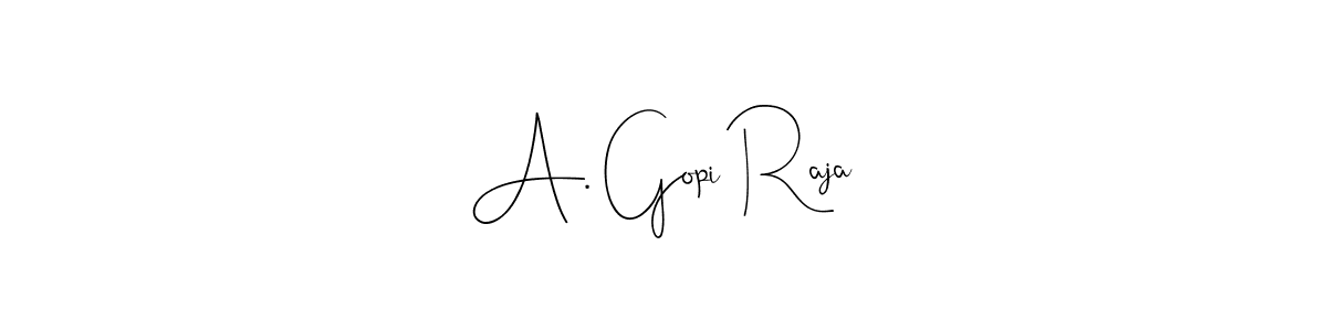 Once you've used our free online signature maker to create your best signature Andilay-7BmLP style, it's time to enjoy all of the benefits that A. Gopi Raja name signing documents. A. Gopi Raja signature style 4 images and pictures png