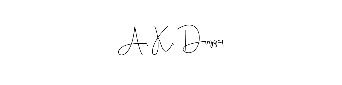 How to Draw A. K. Duggal signature style? Andilay-7BmLP is a latest design signature styles for name A. K. Duggal. A. K. Duggal signature style 4 images and pictures png