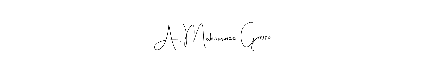 Here are the top 10 professional signature styles for the name A. Mahammad Gouse. These are the best autograph styles you can use for your name. A. Mahammad Gouse signature style 4 images and pictures png