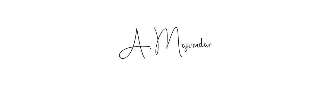 How to Draw A. Majumdar signature style? Andilay-7BmLP is a latest design signature styles for name A. Majumdar. A. Majumdar signature style 4 images and pictures png