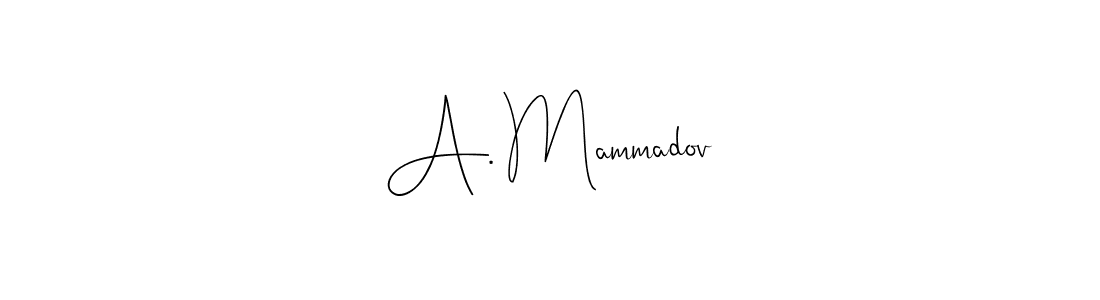 Make a beautiful signature design for name A. Mammadov. Use this online signature maker to create a handwritten signature for free. A. Mammadov signature style 4 images and pictures png