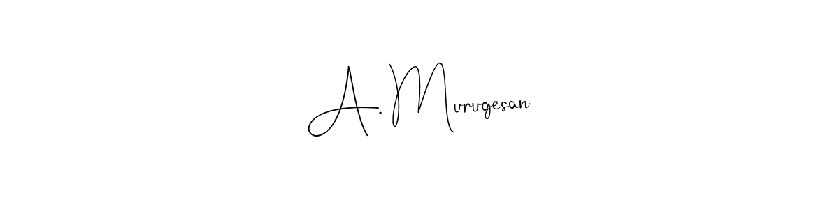 Make a beautiful signature design for name A. Murugesan. With this signature (Andilay-7BmLP) style, you can create a handwritten signature for free. A. Murugesan signature style 4 images and pictures png