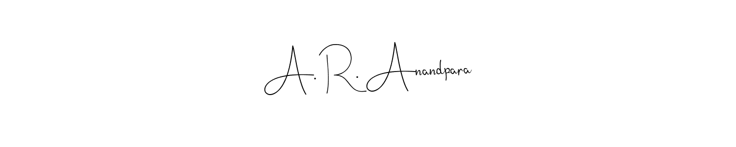 Here are the top 10 professional signature styles for the name A. R. Anandpara. These are the best autograph styles you can use for your name. A. R. Anandpara signature style 4 images and pictures png