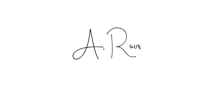 97+ A. Rauf Name Signature Style Ideas | Amazing Online Signature