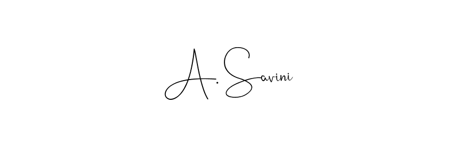 Once you've used our free online signature maker to create your best signature Andilay-7BmLP style, it's time to enjoy all of the benefits that A. Savini name signing documents. A. Savini signature style 4 images and pictures png