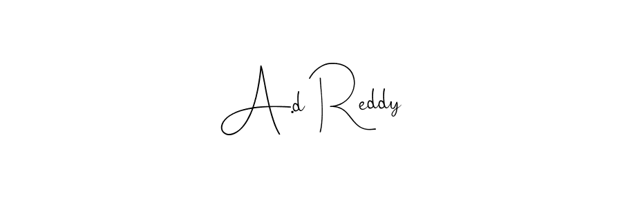 A.d Reddy stylish signature style. Best Handwritten Sign (Andilay-7BmLP) for my name. Handwritten Signature Collection Ideas for my name A.d Reddy. A.d Reddy signature style 4 images and pictures png