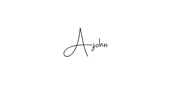 Make a beautiful signature design for name A.john. With this signature (Andilay-7BmLP) style, you can create a handwritten signature for free. A.john signature style 4 images and pictures png