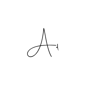 Create a beautiful signature design for name A.l. With this signature (Andilay-7BmLP) fonts, you can make a handwritten signature for free. A.l signature style 4 images and pictures png