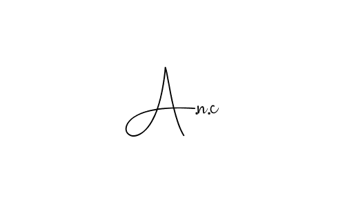 Once you've used our free online signature maker to create your best signature Andilay-7BmLP style, it's time to enjoy all of the benefits that A.n.c name signing documents. A.n.c signature style 4 images and pictures png