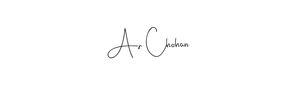 The best way (Andilay-7BmLP) to make a short signature is to pick only two or three words in your name. The name A.r Chohan include a total of six letters. For converting this name. A.r Chohan signature style 4 images and pictures png