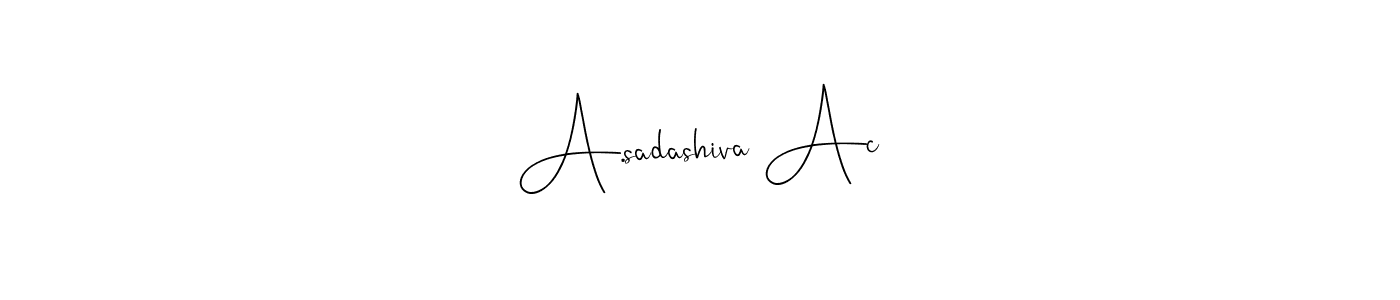 Here are the top 10 professional signature styles for the name A.sadashiva Ac. These are the best autograph styles you can use for your name. A.sadashiva Ac signature style 4 images and pictures png