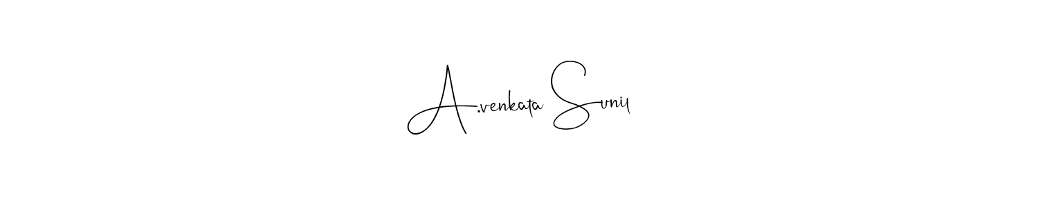 Similarly Andilay-7BmLP is the best handwritten signature design. Signature creator online .You can use it as an online autograph creator for name A.venkata Sunil. A.venkata Sunil signature style 4 images and pictures png