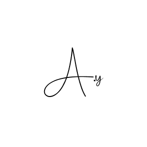 You should practise on your own different ways (Andilay-7BmLP) to write your name (A.y) in signature. don't let someone else do it for you. A.y signature style 4 images and pictures png