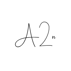 Create a beautiful signature design for name A2n. With this signature (Andilay-7BmLP) fonts, you can make a handwritten signature for free. A2n signature style 4 images and pictures png