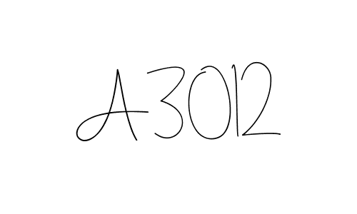 The best way (Andilay-7BmLP) to make a short signature is to pick only two or three words in your name. The name A3012 include a total of six letters. For converting this name. A3012 signature style 4 images and pictures png