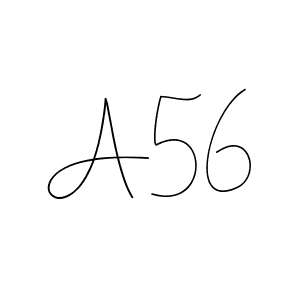 Design your own signature with our free online signature maker. With this signature software, you can create a handwritten (Andilay-7BmLP) signature for name A56. A56 signature style 4 images and pictures png