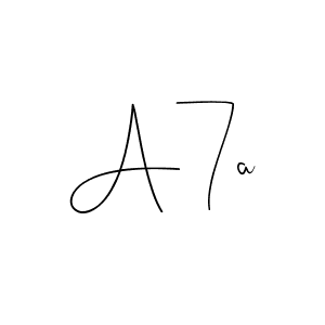 Make a beautiful signature design for name A7a. Use this online signature maker to create a handwritten signature for free. A7a signature style 4 images and pictures png