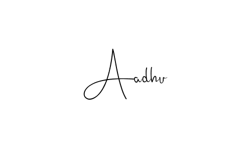 Create a beautiful signature design for name Aadhu. With this signature (Andilay-7BmLP) fonts, you can make a handwritten signature for free. Aadhu signature style 4 images and pictures png