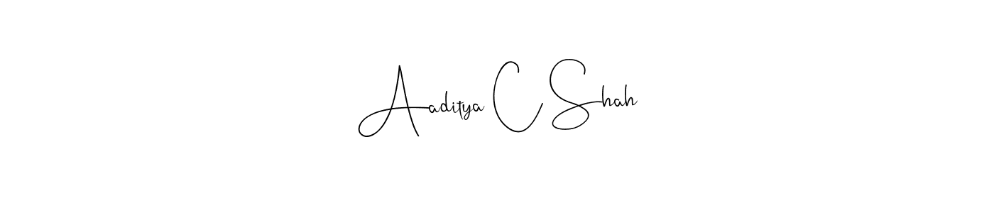 You should practise on your own different ways (Andilay-7BmLP) to write your name (Aaditya C Shah) in signature. don't let someone else do it for you. Aaditya C Shah signature style 4 images and pictures png