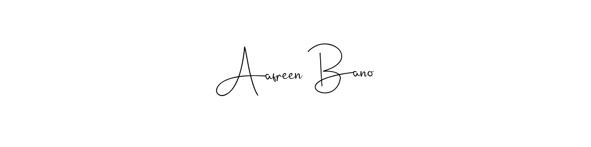 Once you've used our free online signature maker to create your best signature Andilay-7BmLP style, it's time to enjoy all of the benefits that Aafreen Bano name signing documents. Aafreen Bano signature style 4 images and pictures png