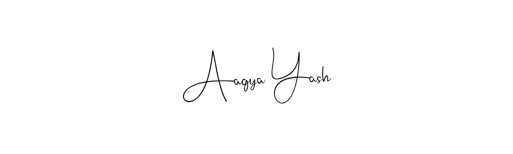 The best way (Andilay-7BmLP) to make a short signature is to pick only two or three words in your name. The name Aagya Yash include a total of six letters. For converting this name. Aagya Yash signature style 4 images and pictures png