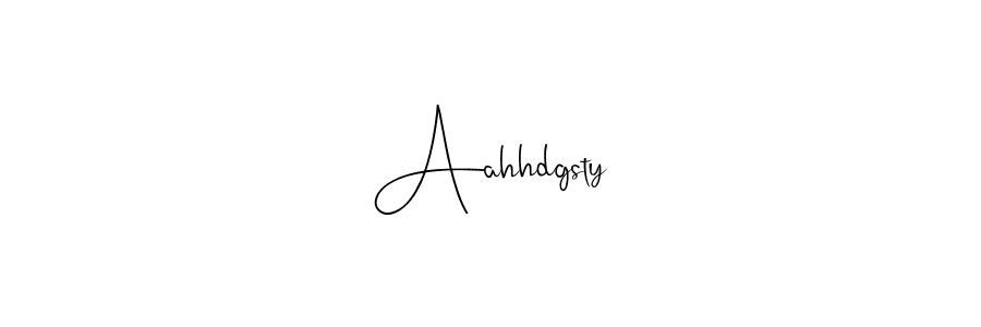 if you are searching for the best signature style for your name Aahhdgsty. so please give up your signature search. here we have designed multiple signature styles  using Andilay-7BmLP. Aahhdgsty signature style 4 images and pictures png