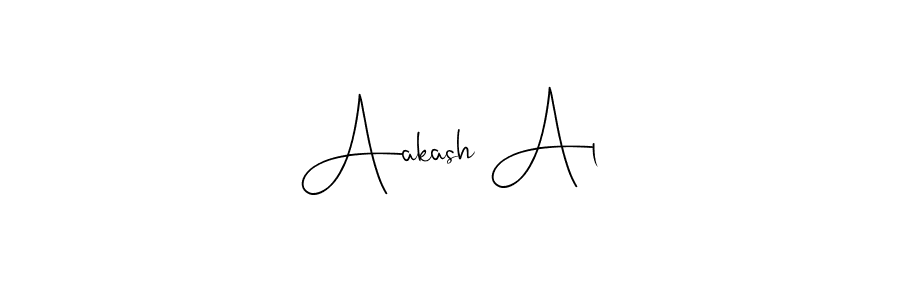 Create a beautiful signature design for name Aakash Al. With this signature (Andilay-7BmLP) fonts, you can make a handwritten signature for free. Aakash Al signature style 4 images and pictures png