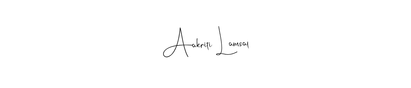 Make a short Aakriti Lamsal signature style. Manage your documents anywhere anytime using Andilay-7BmLP. Create and add eSignatures, submit forms, share and send files easily. Aakriti Lamsal signature style 4 images and pictures png