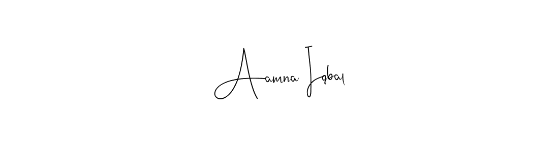 Similarly Andilay-7BmLP is the best handwritten signature design. Signature creator online .You can use it as an online autograph creator for name Aamna Iqbal. Aamna Iqbal signature style 4 images and pictures png