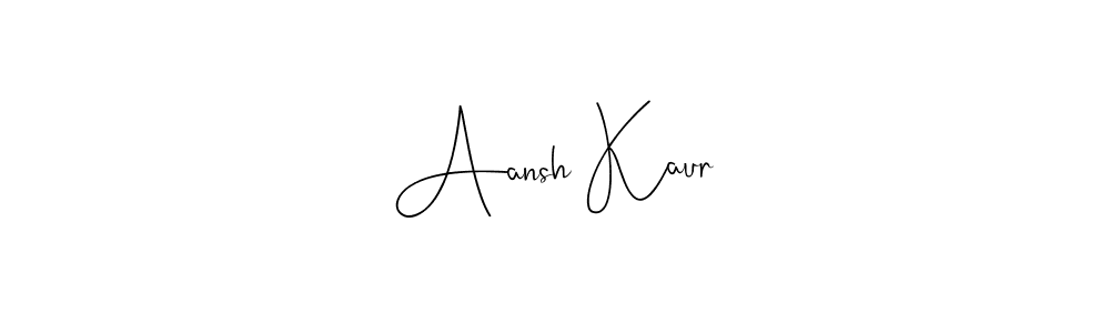 if you are searching for the best signature style for your name Aansh Kaur. so please give up your signature search. here we have designed multiple signature styles  using Andilay-7BmLP. Aansh Kaur signature style 4 images and pictures png