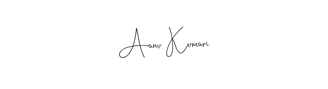 Design your own signature with our free online signature maker. With this signature software, you can create a handwritten (Andilay-7BmLP) signature for name Aanu Kumari. Aanu Kumari signature style 4 images and pictures png