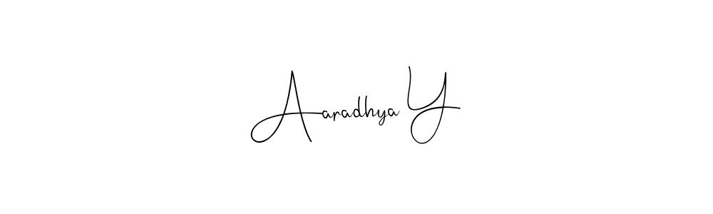 You can use this online signature creator to create a handwritten signature for the name Aaradhya Y. This is the best online autograph maker. Aaradhya Y signature style 4 images and pictures png