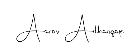 Create your official email sign-off with Aarav Adhangale name in Andilay-7BmLP style. Crisp, clean, and perfectly legible across all screens. Aarav Adhangale signature style 4 images and pictures png