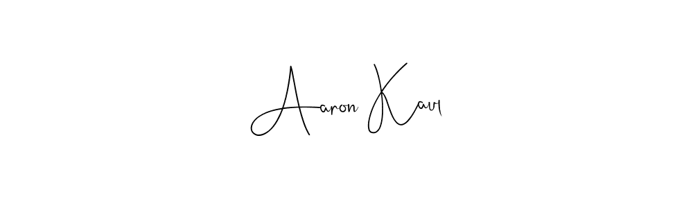 Also we have Aaron Kaul name is the best signature style. Create professional handwritten signature collection using Andilay-7BmLP autograph style. Aaron Kaul signature style 4 images and pictures png