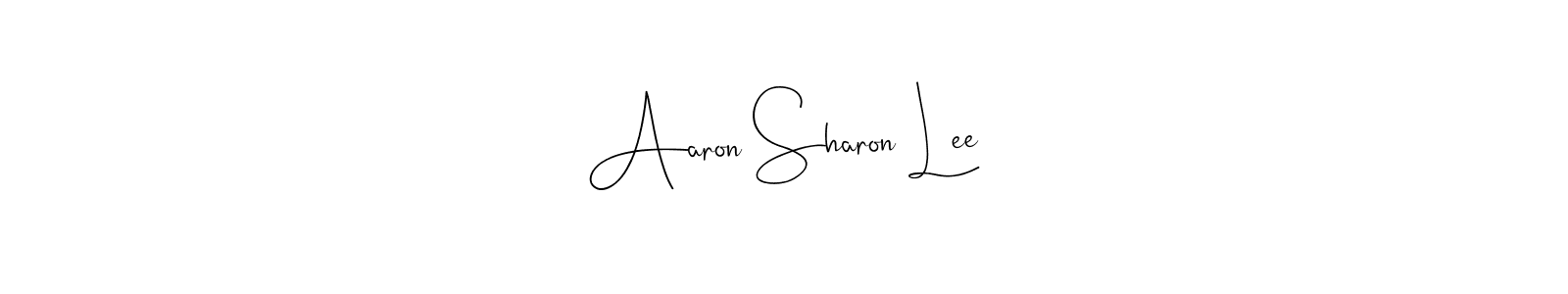 Make a beautiful signature design for name Aaron Sharon Lee. Use this online signature maker to create a handwritten signature for free. Aaron Sharon Lee signature style 4 images and pictures png