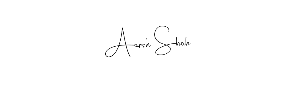 It looks lik you need a new signature style for name Aarsh Shah. Design unique handwritten (Andilay-7BmLP) signature with our free signature maker in just a few clicks. Aarsh Shah signature style 4 images and pictures png