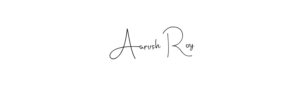Also You can easily find your signature by using the search form. We will create Aarush Roy name handwritten signature images for you free of cost using Andilay-7BmLP sign style. Aarush Roy signature style 4 images and pictures png