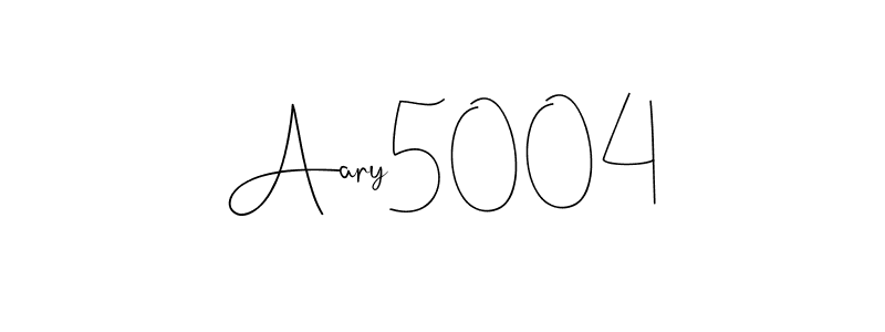 Design your own signature with our free online signature maker. With this signature software, you can create a handwritten (Andilay-7BmLP) signature for name Aary5004. Aary5004 signature style 4 images and pictures png