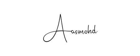 Personalize your online presence with Aasmohd signature rendered in elegant Andilay-7BmLP font. Great for website footers and blogs. Aasmohd signature style 4 images and pictures png