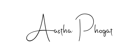 How to make Aastha Phogat signature? Andilay-7BmLP is a professional autograph style. Create handwritten signature for Aastha Phogat name. Aastha Phogat signature style 4 images and pictures png