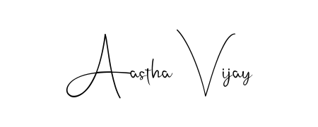 A dynamic signature style for Aastha Vijay using Andilay-7BmLP script. Designed to look authentic, handwritten, and professional. Aastha Vijay signature style 4 images and pictures png